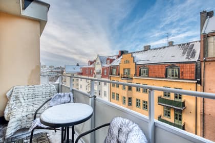 Balkong eller utsiktsbild