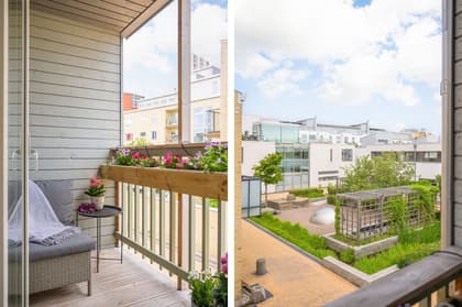 Balkong eller utsiktsbild