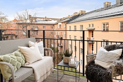 Balkong eller utsiktsbild