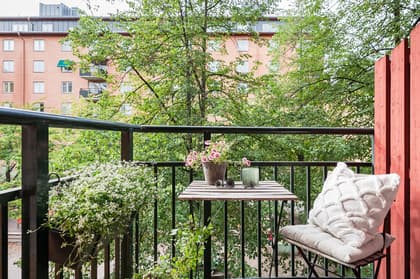 Balkong eller utsiktsbild