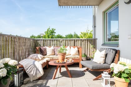 Balkong eller utsiktsbild