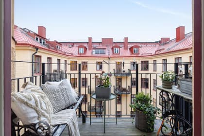 Balkong eller utsiktsbild