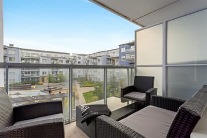 Balkong eller utsiktsbild