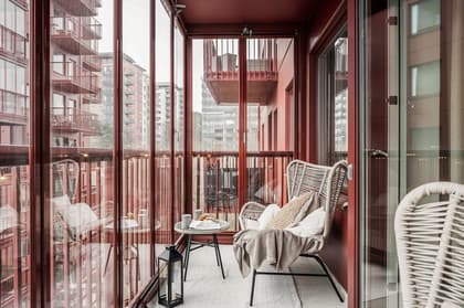 Balkong eller utsiktsbild