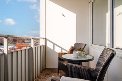 Balkong eller utsiktsbild