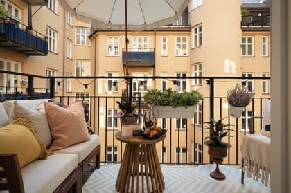 Balkong eller utsiktsbild