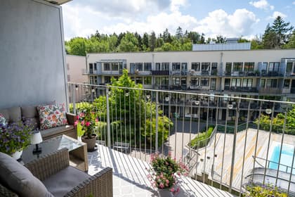 Balkong eller utsiktsbild