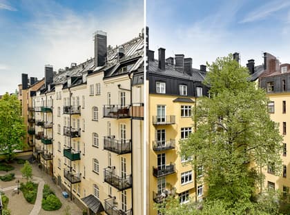 Balkong eller utsiktsbild