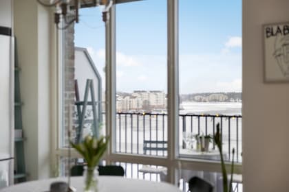 Balkong eller utsiktsbild