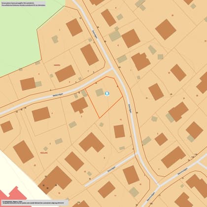 Illustrerad karta över fastigheten eller området