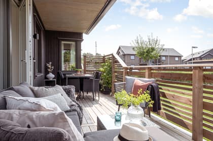 Balkong eller utsiktsbild