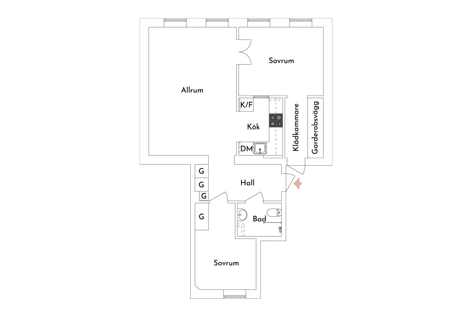 Floor plan for Idungatan 9