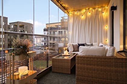 Balkong eller utsiktsbild