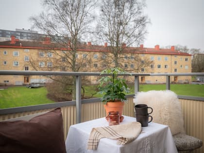 Balkong eller utsiktsbild