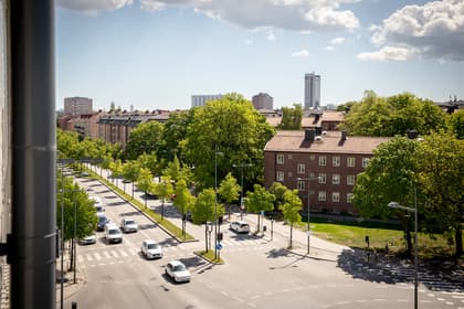 Balkong eller utsiktsbild