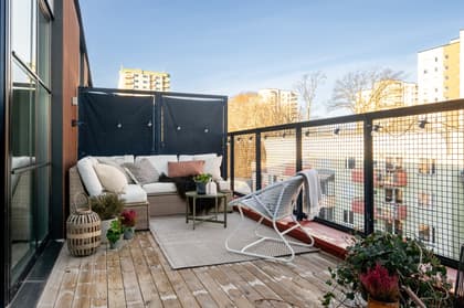 Balkong eller utsiktsbild