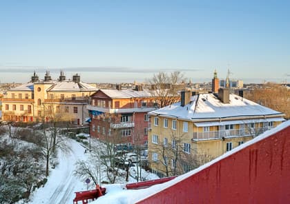 Balkong eller utsiktsbild
