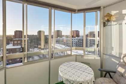 Balkong eller utsiktsbild