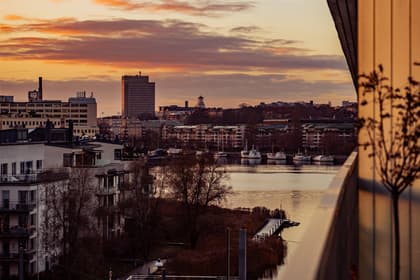 Balkong eller utsiktsbild