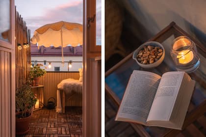 Balkong eller utsiktsbild