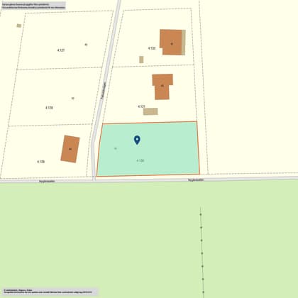 Illustrerad karta över fastigheten eller området