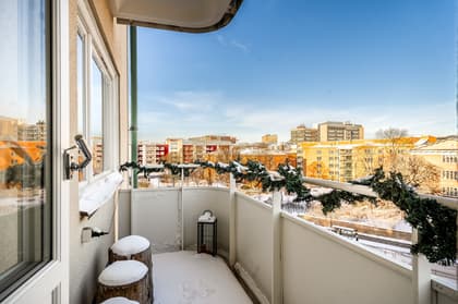 Balkong eller utsiktsbild