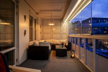 Balkong eller utsiktsbild