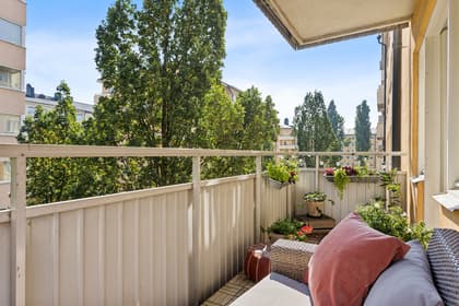 Balkong eller utsiktsbild