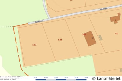 Illustrerad karta över fastigheten eller området