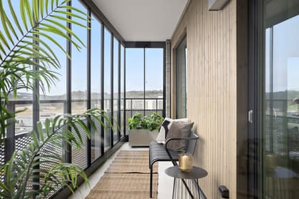 Balkong eller utsiktsbild