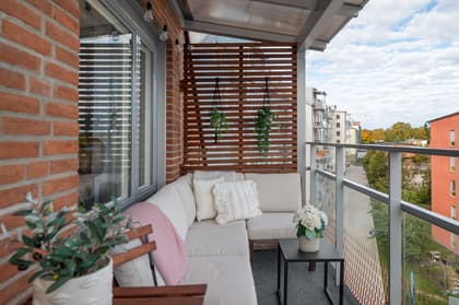 Balkong eller utsiktsbild