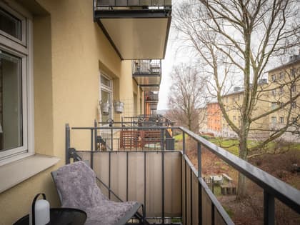 Balkong eller utsiktsbild