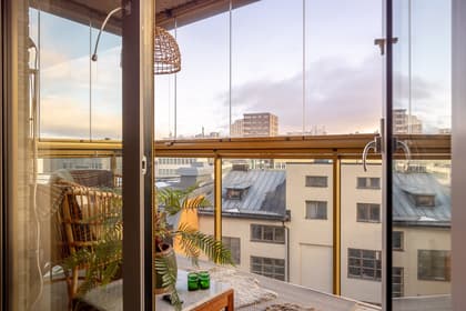 Balkong eller utsiktsbild