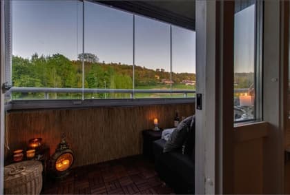 Balkong eller utsiktsbild