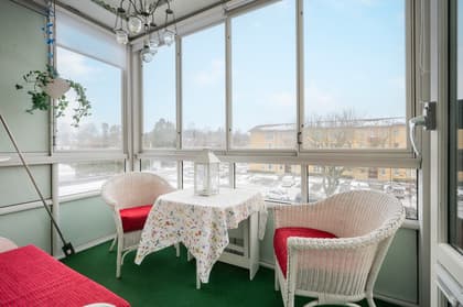 Balkong eller utsiktsbild