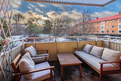 Balkong eller utsiktsbild