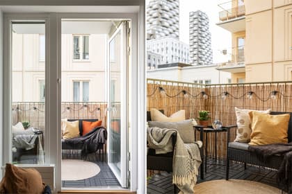 Balkong eller utsiktsbild