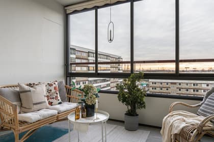 Balkong eller utsiktsbild