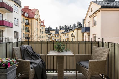 Balkong eller utsiktsbild