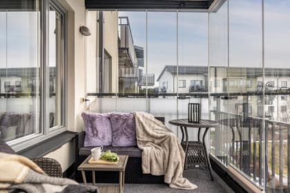 Balkong eller utsiktsbild