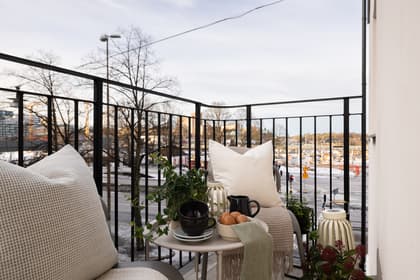 Balkong eller utsiktsbild