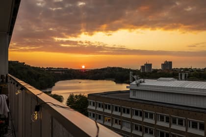 Balkong eller utsiktsbild