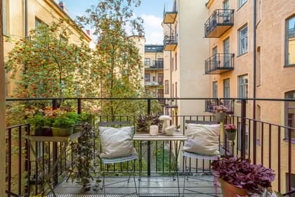 Balkong eller utsiktsbild