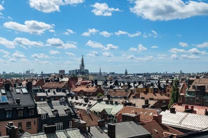 Balkong eller utsiktsbild