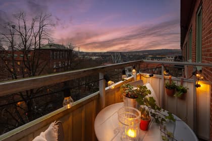 Balkong eller utsiktsbild