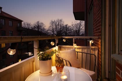 Balkong eller utsiktsbild