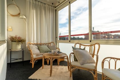 Balkong eller utsiktsbild