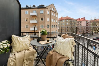 Balkong eller utsiktsbild