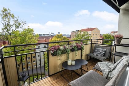 Balkong eller utsiktsbild