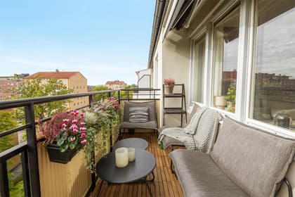 Balkong eller utsiktsbild